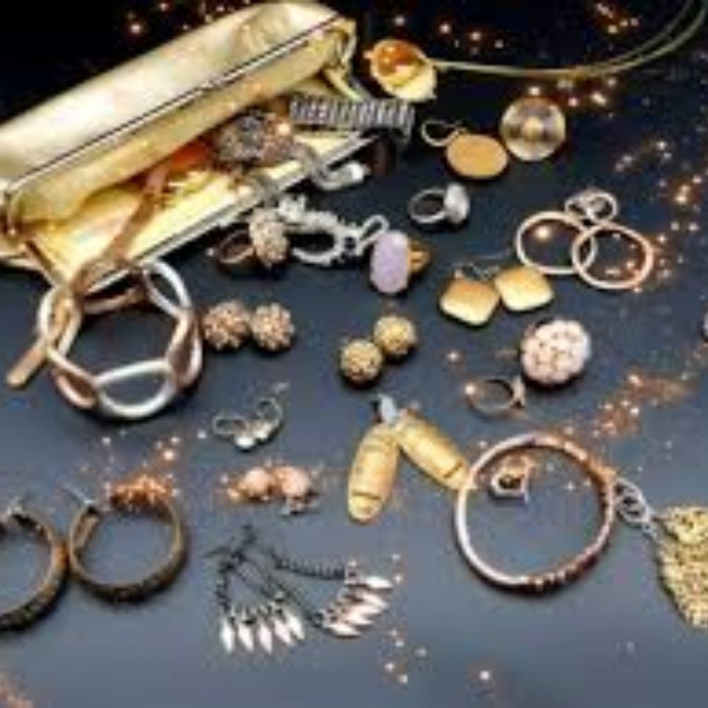 Jewelry Bundle (JJill, African magazine necklaces, copper pendant)